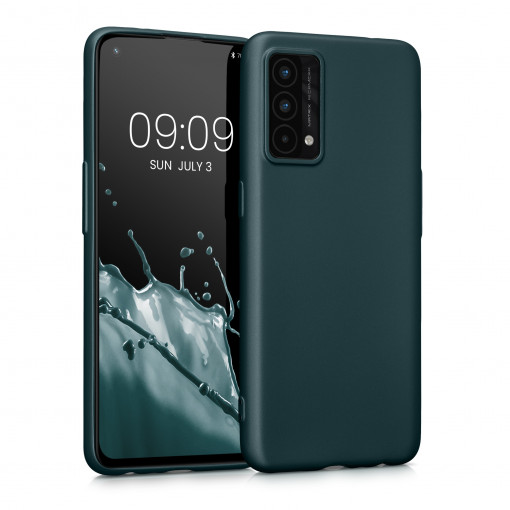 Husa Kwmobile pentru Realme GT Master Edition, Silicon, Verde, 59141.14