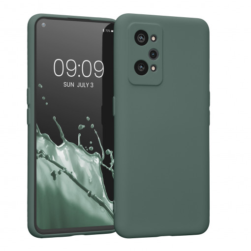 Husa Kwmobile pentru Realme GT Neo 3T, Silicon, Verde, 59246.171
