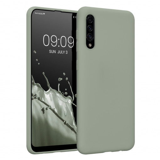 Husa Kwmobile pentru Samsung Galaxy A30s, Silicon, Verde, 50194.172