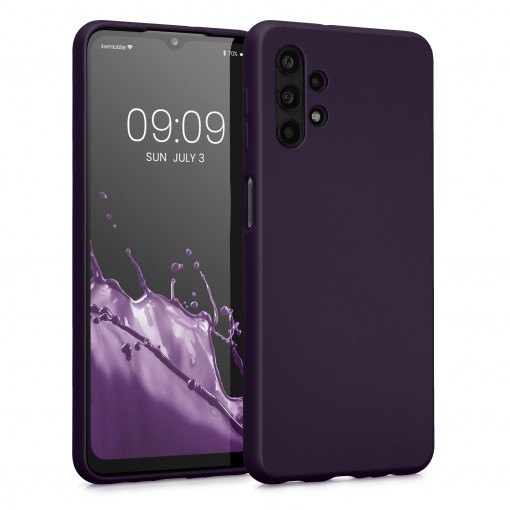 Husa Kwmobile pentru Samsung Galaxy A32 5G, Silicon, Mov, 54329.115