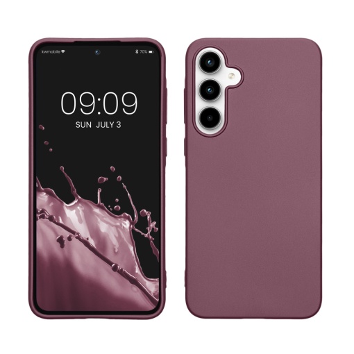 Husa Kwmobile pentru Samsung Galaxy A35, Albastru, Silicon, KWM000021PC011C