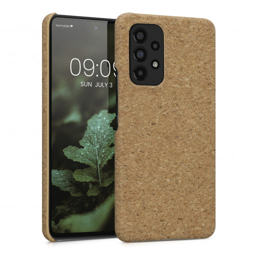 Husa Kwmobile pentru Samsung Galaxy A53 5G, Pluta, Maro, 58906.24