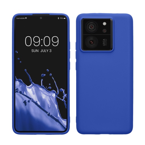 Husa Kwmobile pentru Xiaomi 13T/13T Pro, Albastru, Silicon, KWM000020IV008C