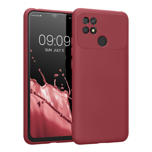 Husa Kwmobile pentru Xiaomi Poco C40, Silicon, Rosu, 59394.167