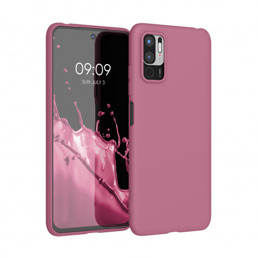 Husa Kwmobile pentru Xiaomi Redmi Note 10 5G, Silicon, Violet, 54947.167