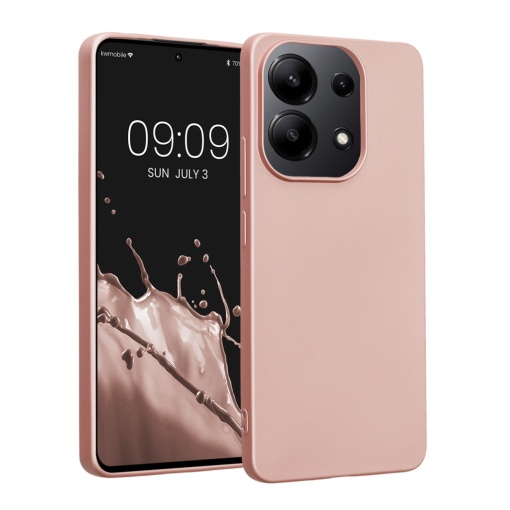 Husa Kwmobile pentru Xiaomi Redmi Note 13, Roz, Silicon, KWM000020LX002C