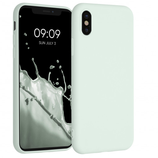 Husa pentru Apple iPhone X / iPhone XS, Silicon, Verde, 42492.200, kwmobile