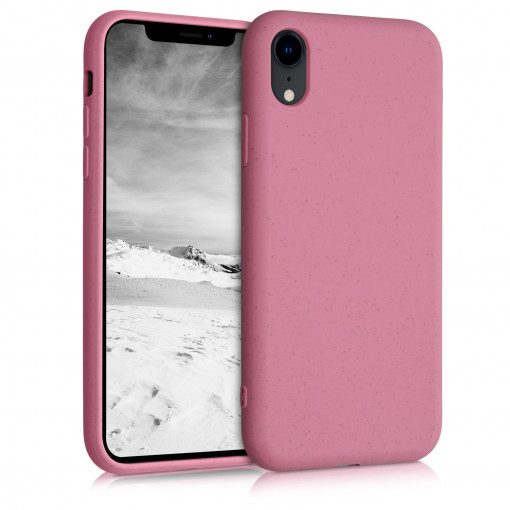 Husa pentru Apple iPhone XR, Fibre vegetale, Roz, 49105.212