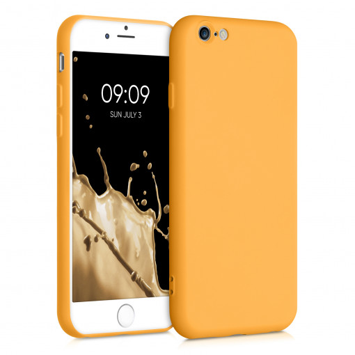 Husa pentru iPhone 6 / iPhone 6s, Silicon, Galben, 49980.217