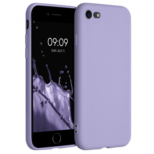 Husa pentru iPhone 8 / iPhone 7 / iPhone SE 2, Silicon, Mov, 39458.222