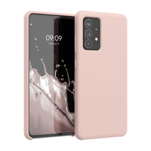 Husa pentru Samsung Galaxy A52 / Galaxy A52 5G / Galaxy A52s 5G, Silicon, Roz, 54347.52