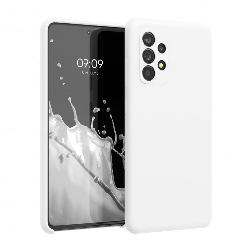 Husa pentru Samsung Galaxy A52 / Galaxy A52 5G / Galaxy A52s 5G, Silicon, Alb, 54347.48