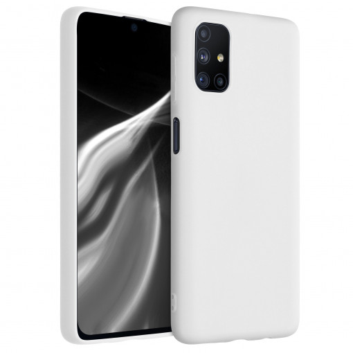 Husa pentru Samsung Galaxy M51, Silicon, Alb, 53347.48