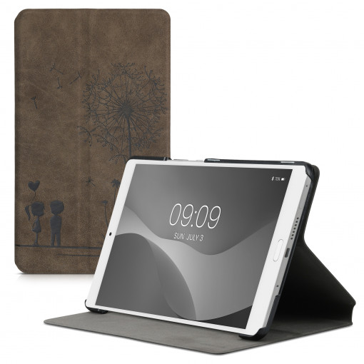 Husa pentru tableta Huawei MediaPad M3 8.4", Kwmobile, Maro, Piele ecologica, 53894.04
