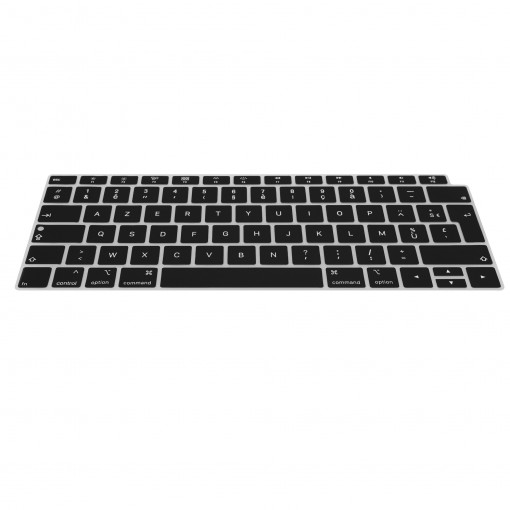 Husa pentru tastatura Apple MacBook Air 13.3" (2018-2020), Kwmobile, Negru, Silicon, 53984.01
