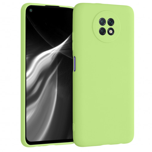 Husa pentru Xiaomi Redmi Note 9T, Silicon, Verde, 54216.214