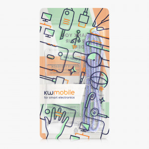 Bumper kwmobile pentru Google Pixel 6, Silicon, Transparent/Mov, 55596.108 - Img 6
