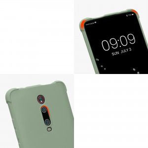 Bumper kwmobile pentru Xiaomi Mi 9T Pro/Redmi K20 Pro, Silicon, Verde, 59625.172 - Img 8