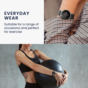 Curea Kwmobile pentru Xiaomi Mi Watch Color Sport/S1 Active, Negru, Nylon, KWM000024YA001C - Img 4
