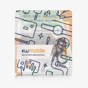 Husa Casti Kwmobile pentru Samsung Galaxy Buds FE, Gri inchis, Silicon, KWM000025DI001C - Img 8