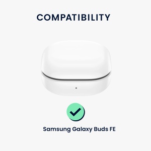 Husa Casti Kwmobile pentru Samsung Galaxy Buds FE, Verde, Silicon, KWM0000256R003C - Img 7