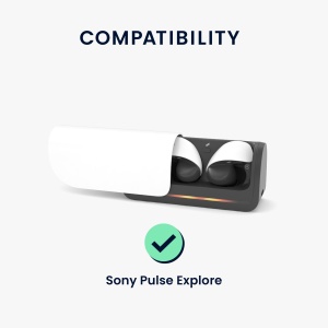 Husa Casti Kwmobile pentru Sony Pulse Explore, Alb, Silicon, KWM000025IB002C - Img 7