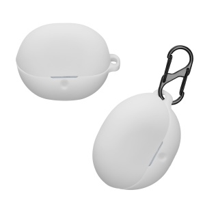 Husa Casti Kwmobile pentru SoundPEATS Clear, Alb, Silicon, KWM0000259W001C - Img 2
