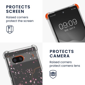 Husa Kwmobile cu jnur pentru Google Pixel 7a, Multicolor, Silicon, 61604.02 - Img 4