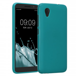 Husa Kwmobile pentru Alcatel 1, Silicon, Verde, 46363.57 - Img 1