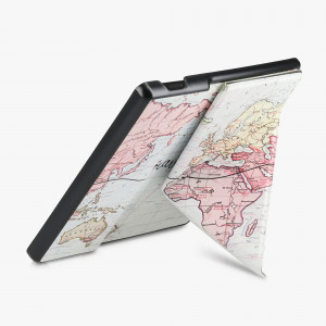 Husa kwmobile pentru Amazon Kindle Oasis 10, Piele ecologica, Multicolor, 59721.01 - Img 7