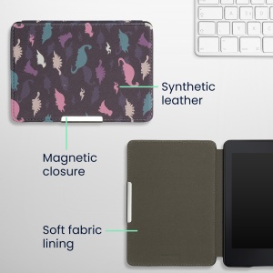 Husa Kwmobile pentru Amazon Kindle Paperwhite, Multicolor, Piele ecologica, KWM000007TD042C - Img 6