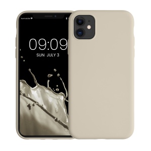 Husa Kwmobile pentru Apple iPhone 11, Crem, Silicon, KWM000010SX074C - Img 2