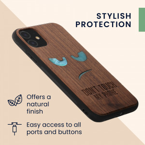 Husa Kwmobile pentru Apple iPhone 11, Multicolor, Lemn/Silicon, 49799.19 - Img 7