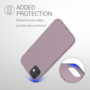 Husa kwmobile pentru Apple iPhone 11, Silicon, Mov, 49787.236 - Img 7