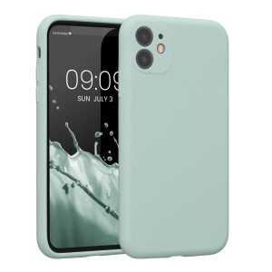 Husa Kwmobile pentru Apple iPhone 11, Verde deschis, Silicon, KWM000016XQ014C - Img 1
