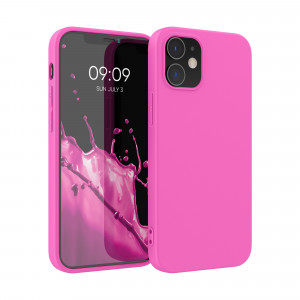 Husa Kwmobile pentru Apple iPhone 12/iPhone 12 Pro, Silicon, Roz, 53938.135 - Img 1