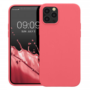 Husa kwmobile pentru Apple iPhone 12/iPhone 12 Pro, Silicon, Roz, 53939.103 - Img 2