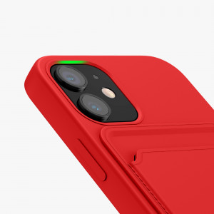 Husa kwmobile pentru Apple iPhone 12 Mini, Silicon, Rosu, 55111.09 - Img 8