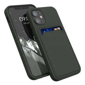 Husa Kwmobile pentru Apple iPhone 12 Mini, Silicon, Verde, 55111.80 - Img 2