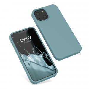 Husa Kwmobile pentru Apple iPhone 13 Mini, Albastru, Silicon, 55877.206 - Img 2