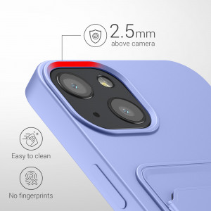 Husa kwmobile pentru Apple iPhone 13, Silicon, Mov, 55955.108 - Img 4