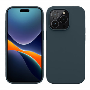 Husa kwmobile pentru Apple iPhone 14 Pro, Silicon, Albastru, 59073.202 - Img 1