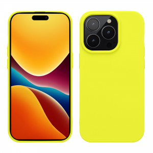 Husa kwmobile pentru Apple iPhone 14 Pro, Silicon, Galben, 59077.149 - Img 1