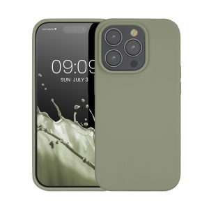 Husa Kwmobile pentru Apple iPhone 14 Pro, Verde, Silicon, KWM000016NK035C - Img 2