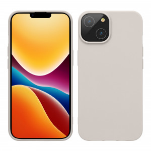 Husa Kwmobile pentru Apple iPhone 14, Silicon, Bej, 59075.96 - Img 1