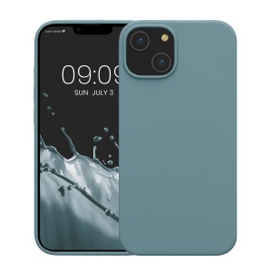 Husa Kwmobile pentru Apple iPhone 14, Verde, Silicon, KWM000016NI045C - Img 2