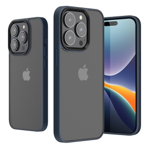 Husa Kwmobile pentru Apple iPhone 15 Pro Max, Albastru/Transparent, Policarbonat, 61964.17 - Img 2