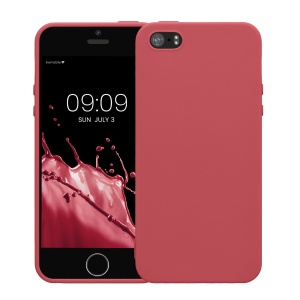 Husa Kwmobile pentru Apple iPhone 5/iPhone 5s/iPhone SE, Roz inchis, Silicon, KWM000007UT021C - Img 2