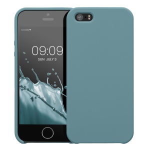 Husa Kwmobile pentru Apple iPhone 5/iPhone 5s/iPhone SE, Verde deschis, Silicon, 42766.207 - Img 2