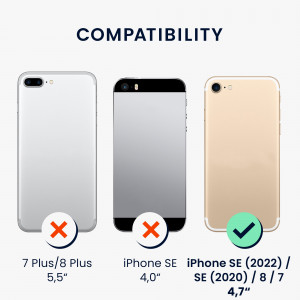 Husa Kwmobile pentru Apple iPhone 8/iPhone 7/iPhone SE 2, Silicon, Verde, 49979.184 - Img 6